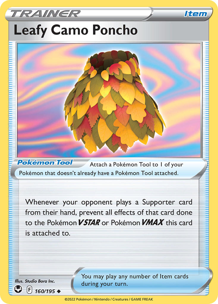 Leafy Camo Poncho - Silver Tempest (Uncommon) [SIT-160] English / Near Mint / Normal