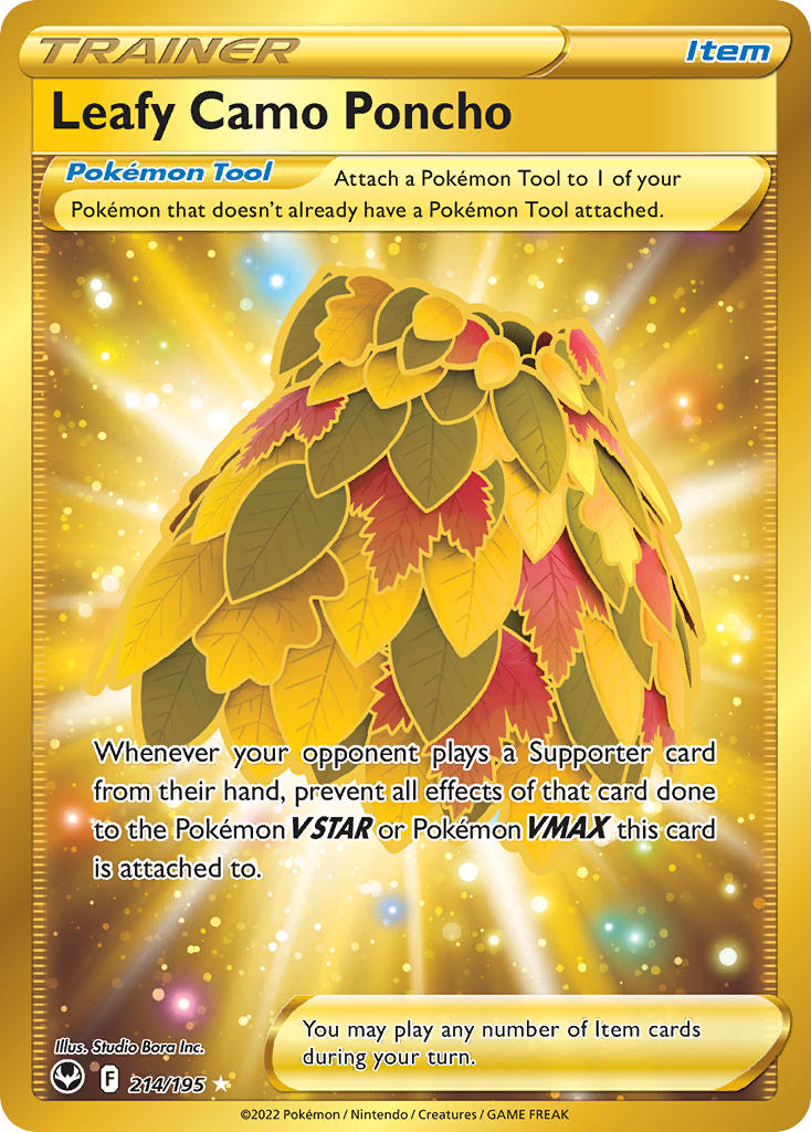 Leafy Camo Poncho - Silver Tempest (Secret Rare) [SIT-214] English / Near Mint / Normal
