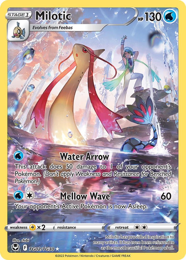 Milotic - Silver Tempest (Holo Rare) [SIT-TG02] English / Near Mint / Normal