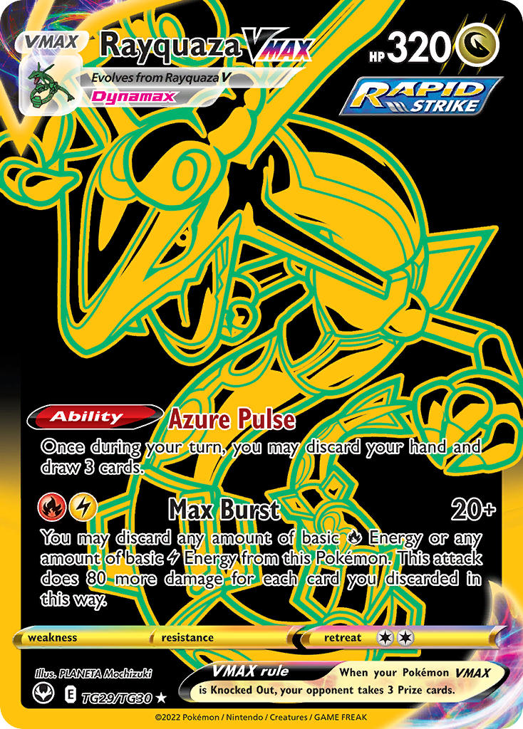 Rayquaza VMAX - Silver Tempest (Secret Rare) [SIT-TG29] English / Near Mint / Normal