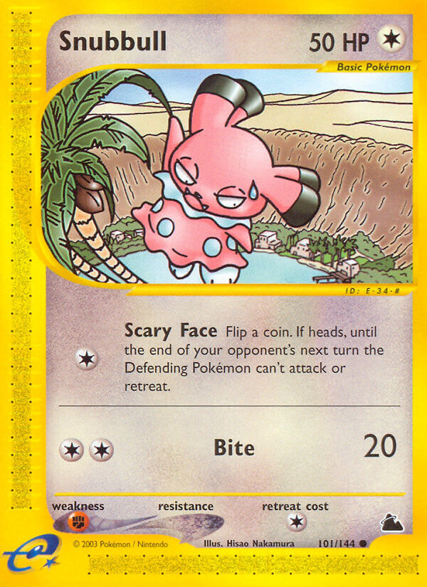 Snubbull⁣ - Skyridge⁣ (Common)⁣ [101] English / Good / Normal