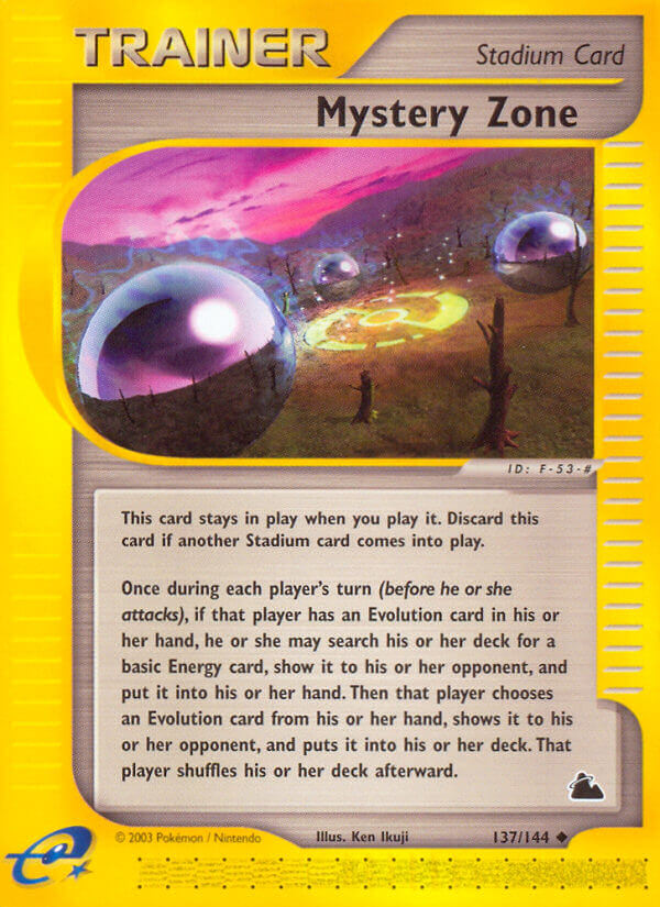 Mystery Zone⁣ - Skyridge⁣ (Uncommon)⁣ [137] English / Excellent / Reverse-Holo Normal
