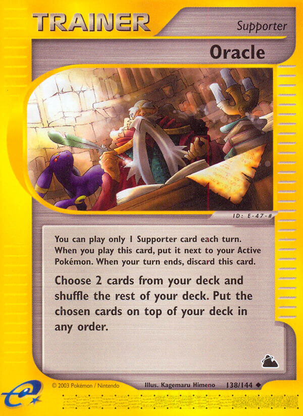 Oracle⁣ - Skyridge⁣ (Uncommon)⁣ [138] English / Played / Reverse-Holo Normal