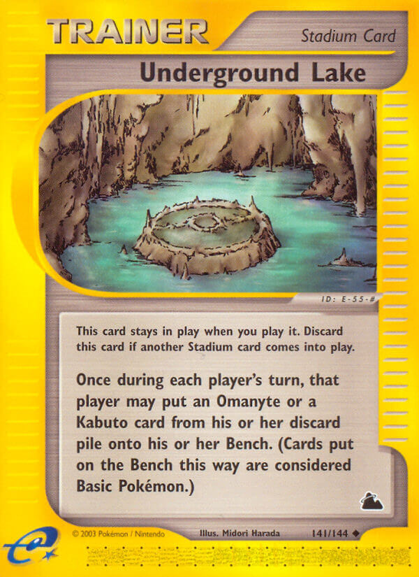 Underground Lake⁣ - Skyridge⁣ (Uncommon)⁣ [141] English / Light Played / Normal