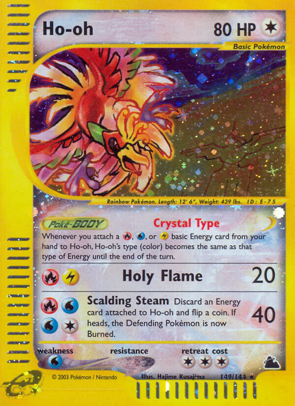 Ho-Oh⁣ - Skyridge⁣ (Secret Rare)⁣ [149] English / Near Mint / Normal