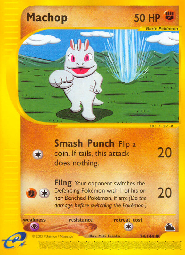 Machop⁣ - Skyridge⁣ (Common)⁣ [74] English / Played / Normal