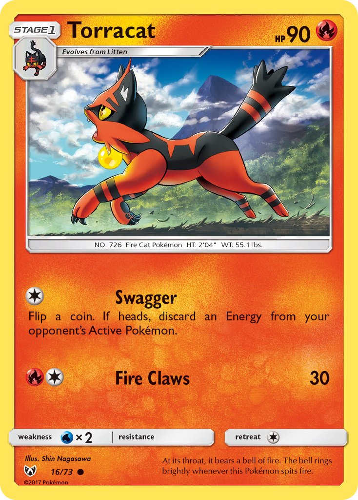 Torracat - Shining Legends (Common) [SLG-16] English / Near Mint / Normal