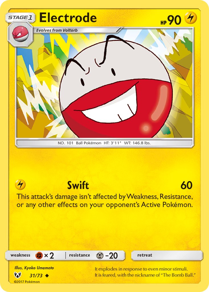 Electrode - Shining Legends (Uncommon) [SLG-31] English / Near Mint / Normal