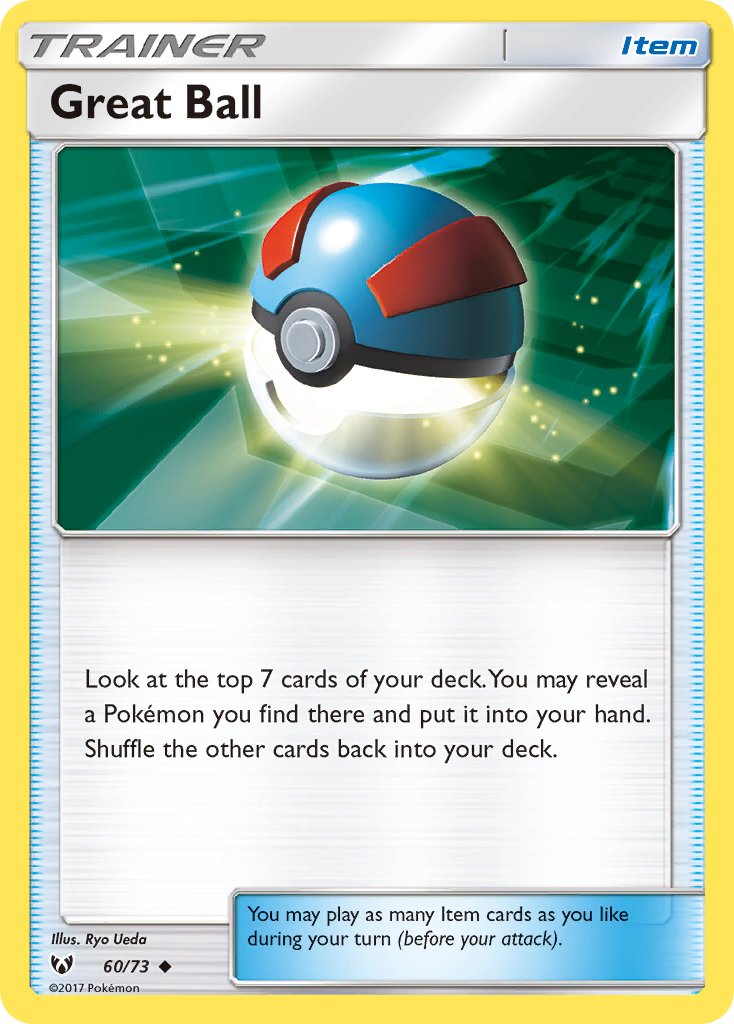 Great Ball - Shining Legends (Uncommon) [SLG-60] English / Near Mint / Normal