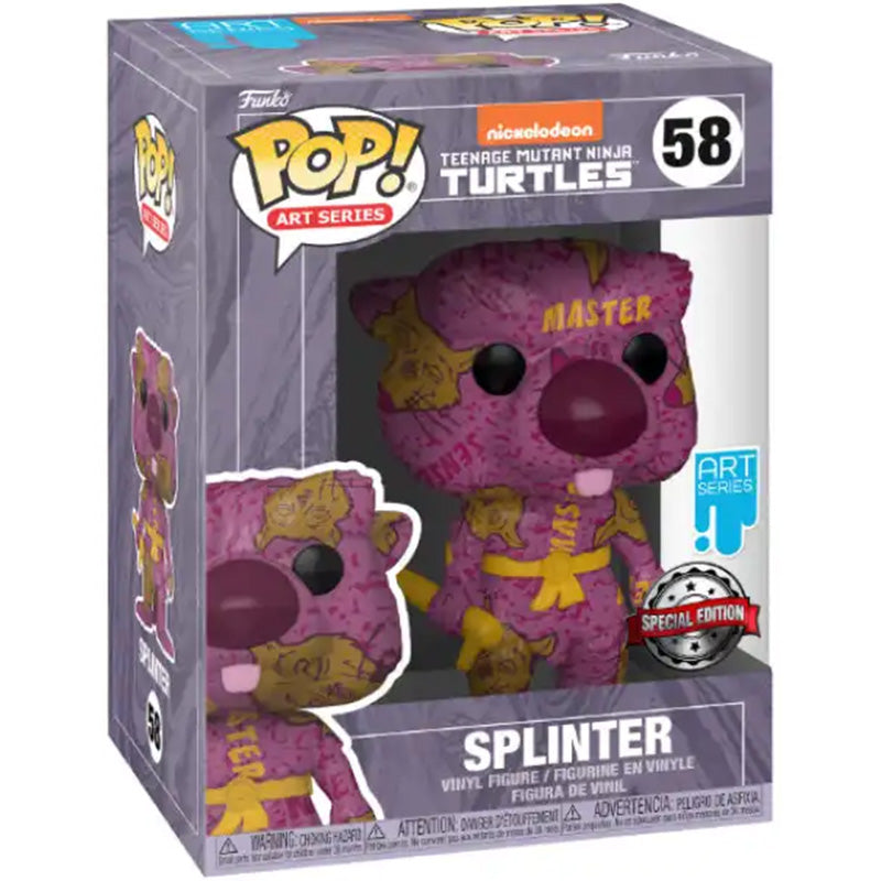Funko POP! Art Series Teenage Mutant Ninja Turtles Splinter Special Edition #58