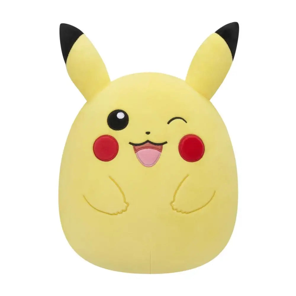 Squishmallows Plush: Winking Pikachu Bamse - 35cm - Tøjdyr