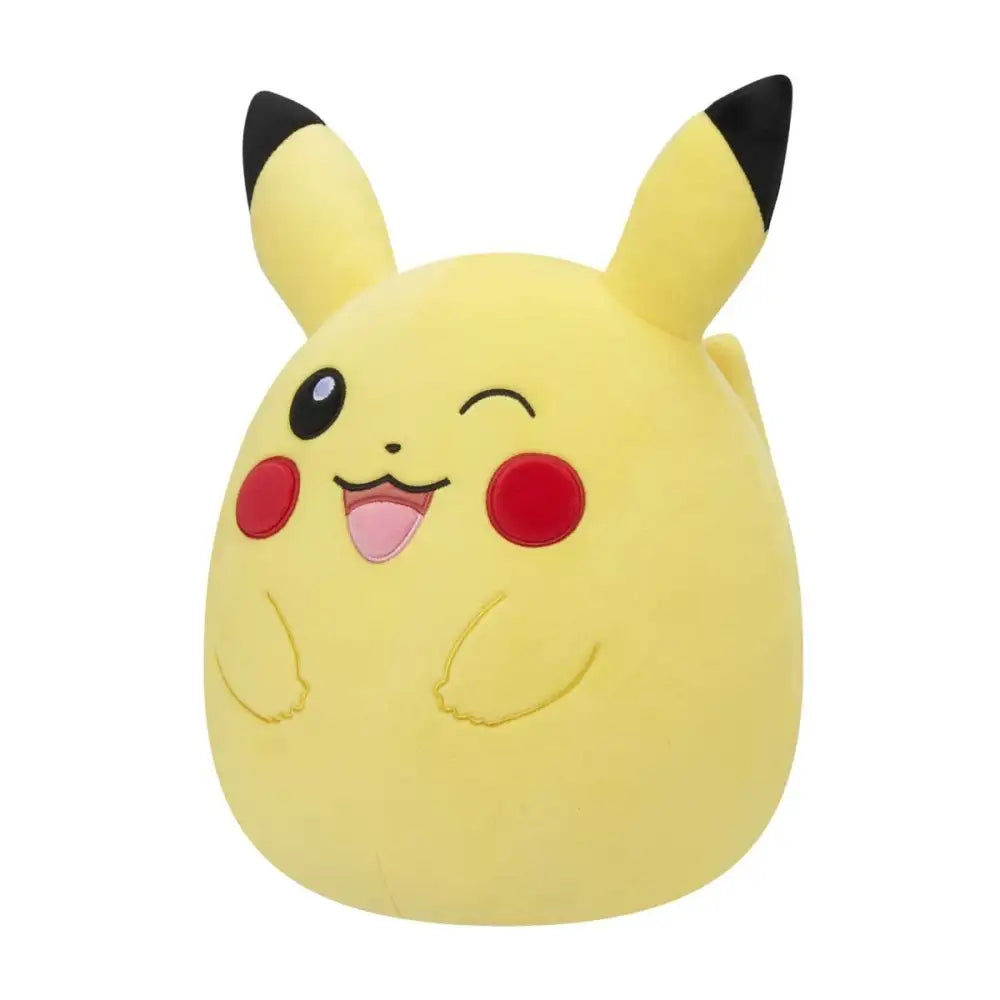 Squishmallows Plush: Winking Pikachu Bamse - 35cm - Tøjdyr