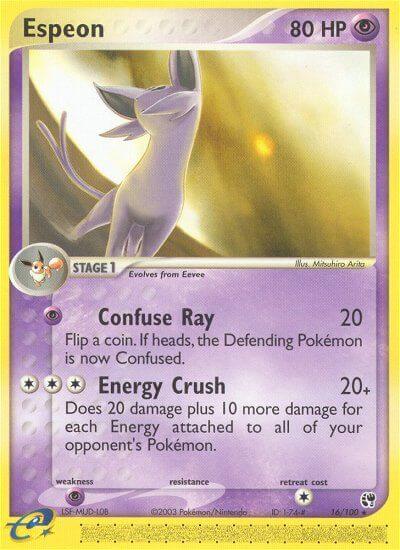Espeon⁣ - EX Sandstorm⁣ (Rare)⁣ [16] English / Light Played / Normal