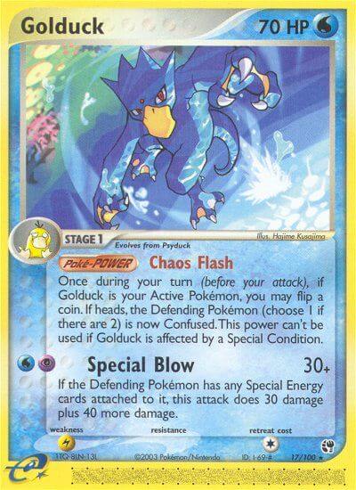 Golduck⁣ - EX Sandstorm⁣ (Rare)⁣ [17] English / Near Mint / Normal
