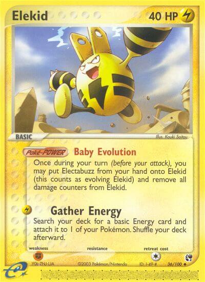 Elekid⁣ - EX Sandstorm⁣ (Uncommon)⁣ [36] English / Light Played / Normal