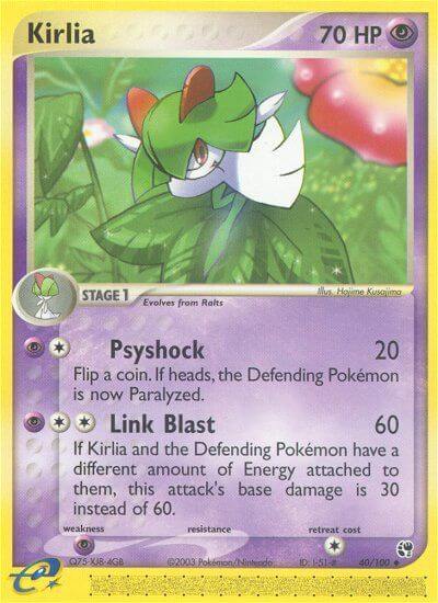Kirlia⁣ - EX Sandstorm⁣ (Uncommon)⁣ [40] English / Near Mint / Reverse-Holo Normal