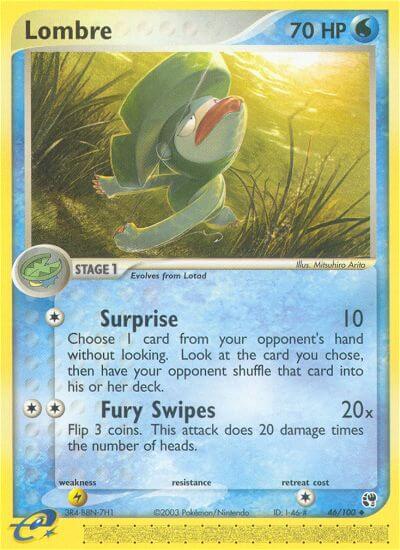 Lombre⁣ - EX Sandstorm⁣ (Uncommon)⁣ [46] English / Near Mint / Reverse-Holo Normal