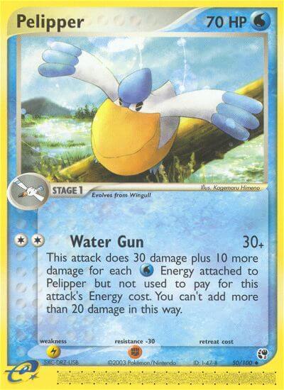 Pelipper⁣ - EX Sandstorm⁣ (Uncommon)⁣ [50] English / Good / Reverse-Holo Normal