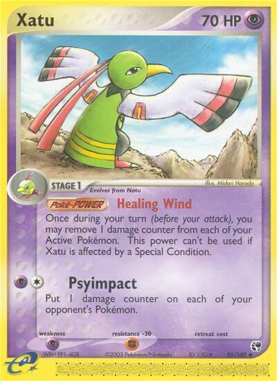 Xatu⁣ - EX Sandstorm⁣ (Uncommon)⁣ [55] English / Near Mint / Reverse-Holo Normal