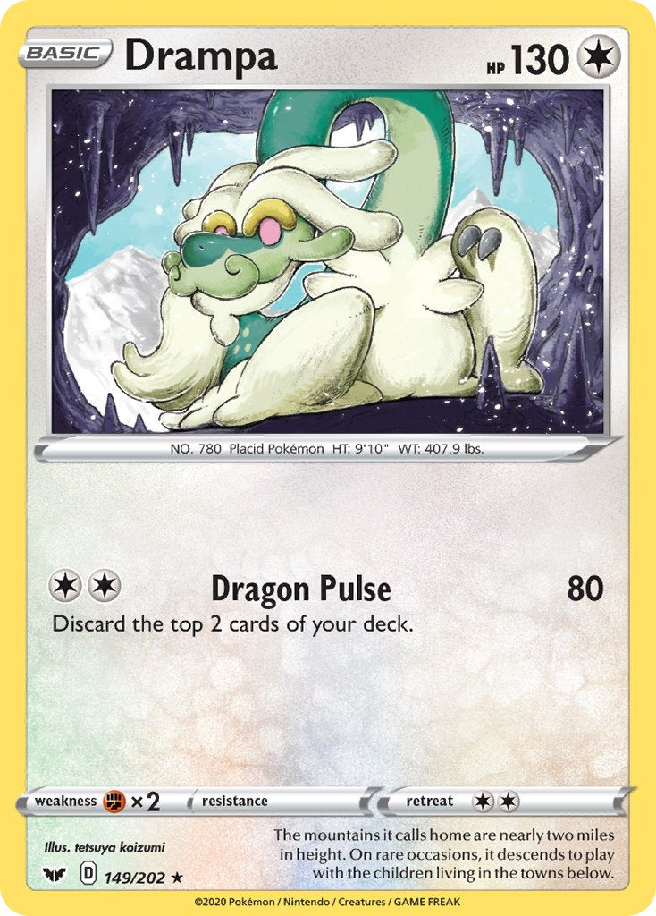 Drampa⁣ - Sword & Shield⁣ (Rare)⁣ [149] English / Near Mint / Normal