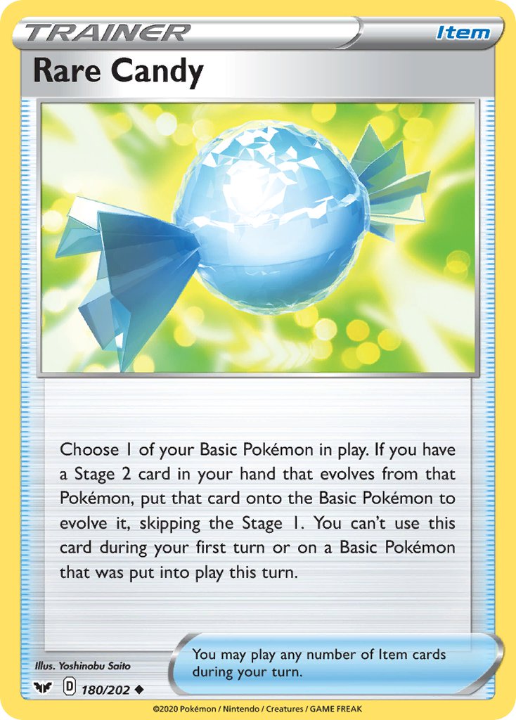 Rare Candy⁣ - Sword & Shield⁣ (Uncommon)⁣ [180]
