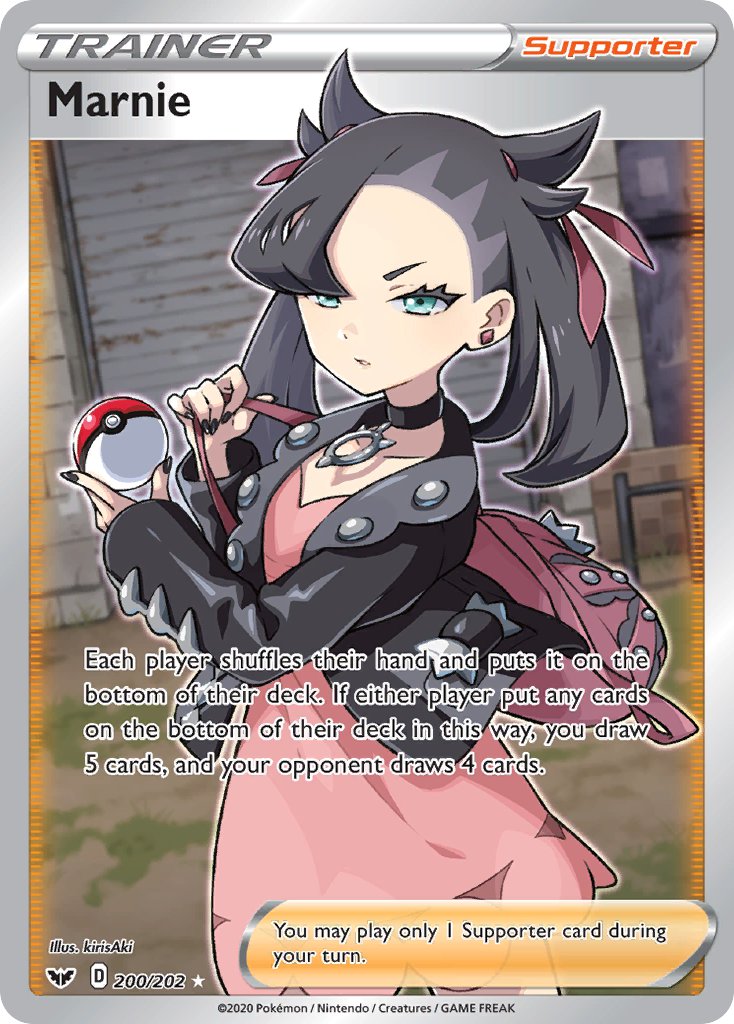 Marnie⁣ - Sword & Shield⁣ (Ultra Rare)⁣ [200] English / Played / Normal
