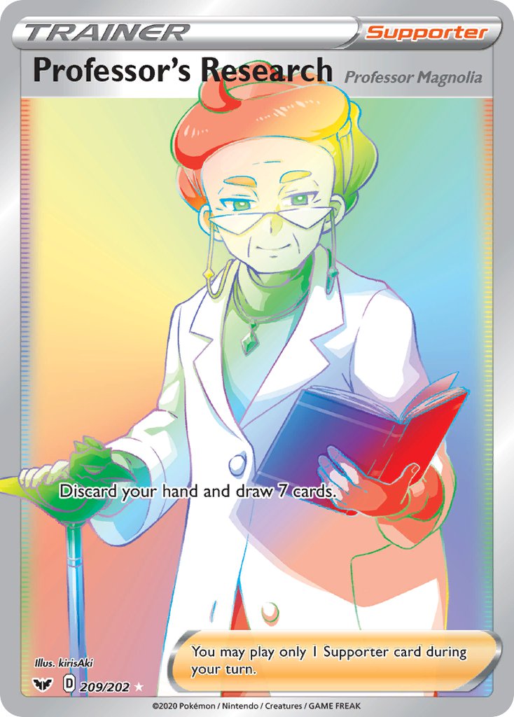 Professor's Research⁣ - Sword & Shield⁣ (Secret Rare)⁣ [209] English / Near Mint / Normal