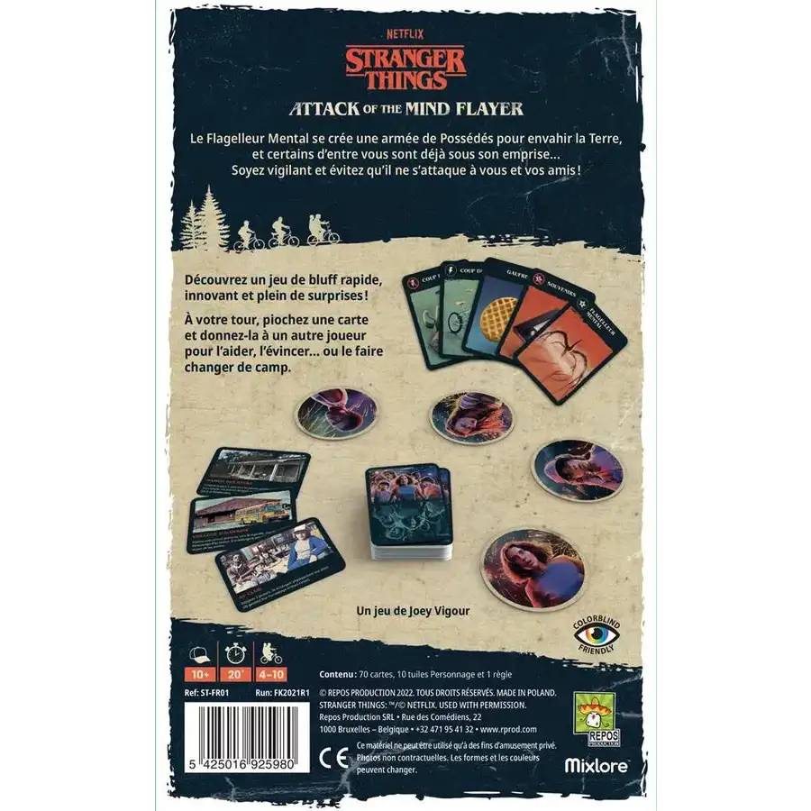 Stranger Things: Attack of the Mind Flayer Brætspil Repos 