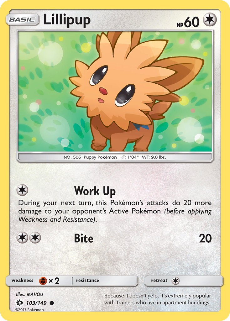 Lillipup - Sun & Moon (Common) [SUM-103] English / Near Mint / Normal