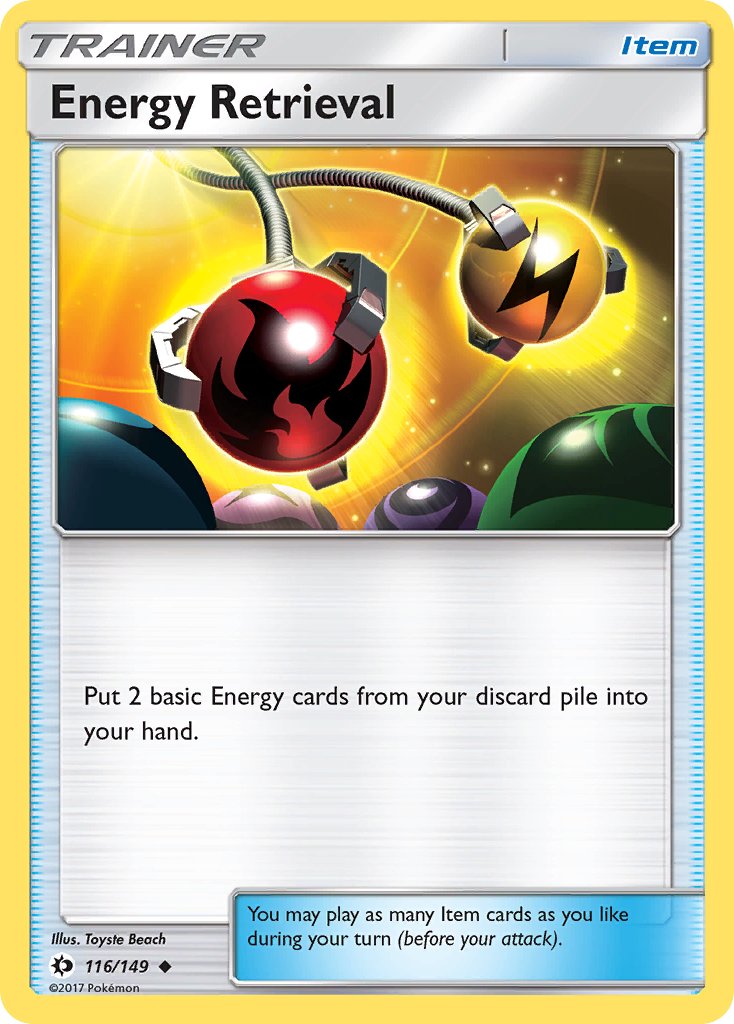 Energy Retrieval - Sun & Moon (Uncommon) [SUM-116] English / Near Mint / Normal