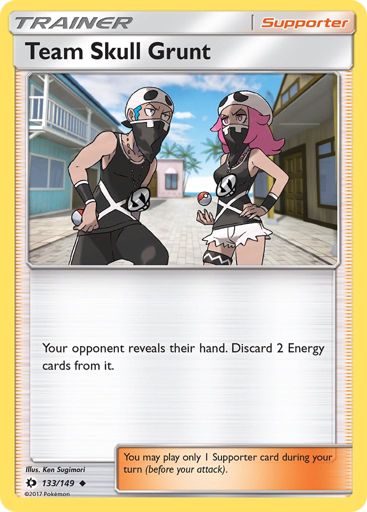 Team Skull Grunt - Sun & Moon (Uncommon) [SUM-133] English / Near Mint / Normal