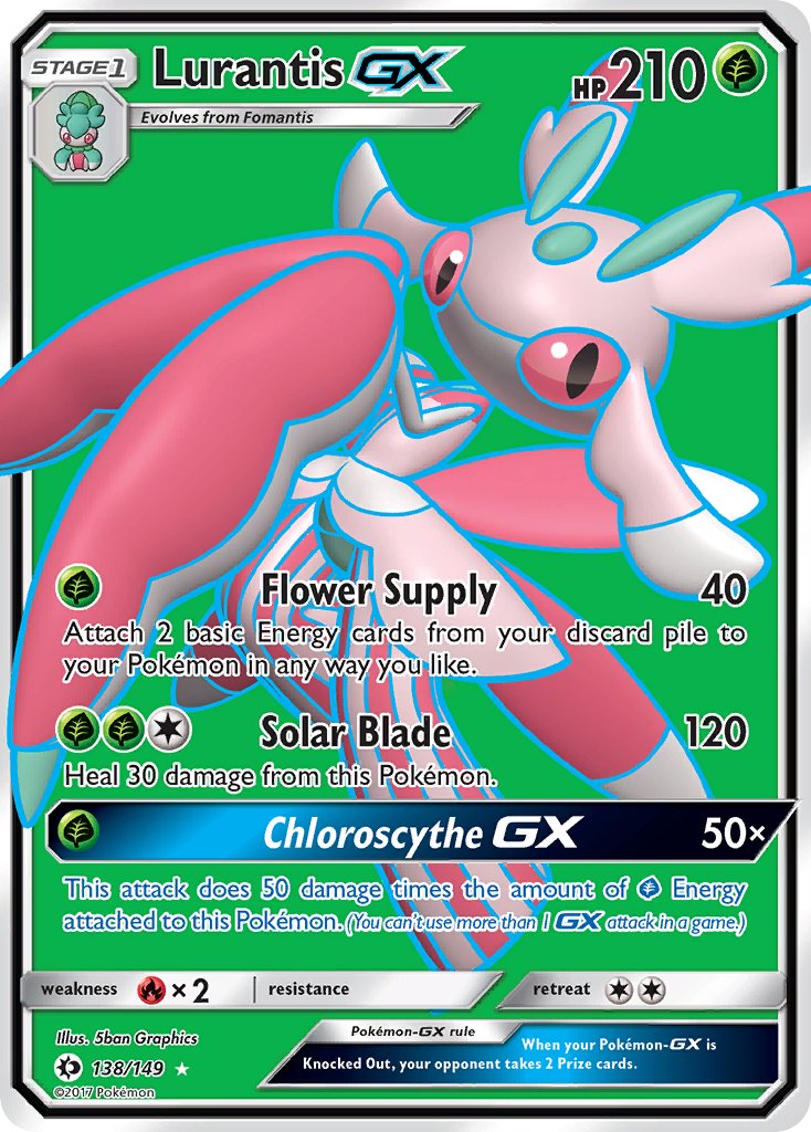 Lurantis GX - Sun & Moon (Ultra Rare) [SUM-138] English / Near Mint / Normal
