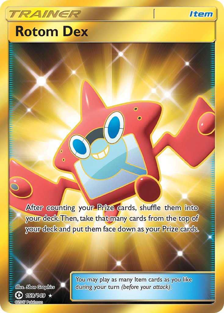 Rotom Dex - Sun & Moon (Secret Rare) [SUM-159] English / Near Mint / Normal