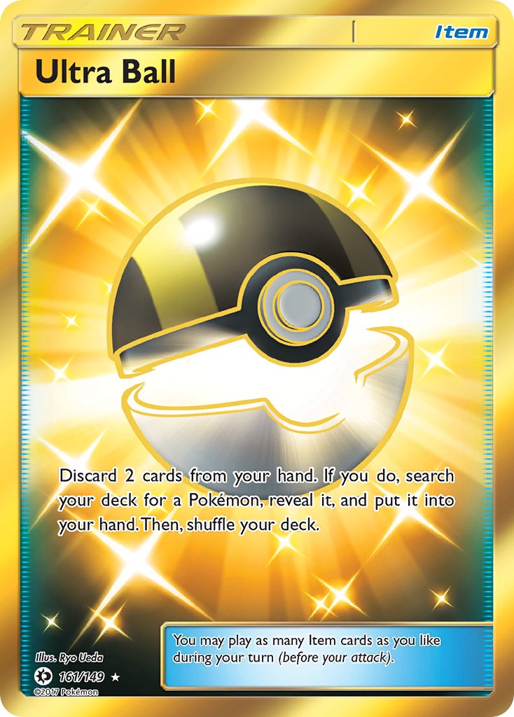 Ultra Ball - Sun & Moon (Secret Rare) [SUM-161] English / Near Mint / Normal