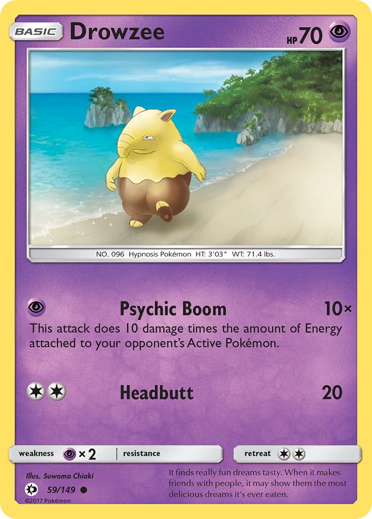 Drowzee - Sun & Moon (Common) [SUM-59] English / Near Mint / Normal