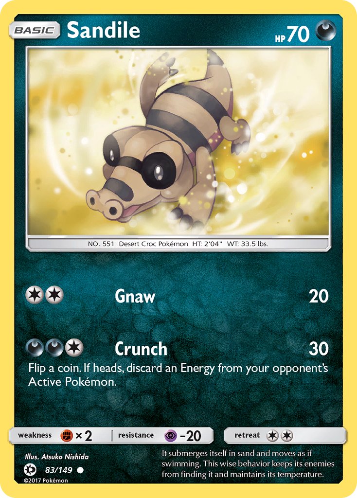 Sandile - Sun & Moon (Common) [SUM-83] English / Near Mint / Normal