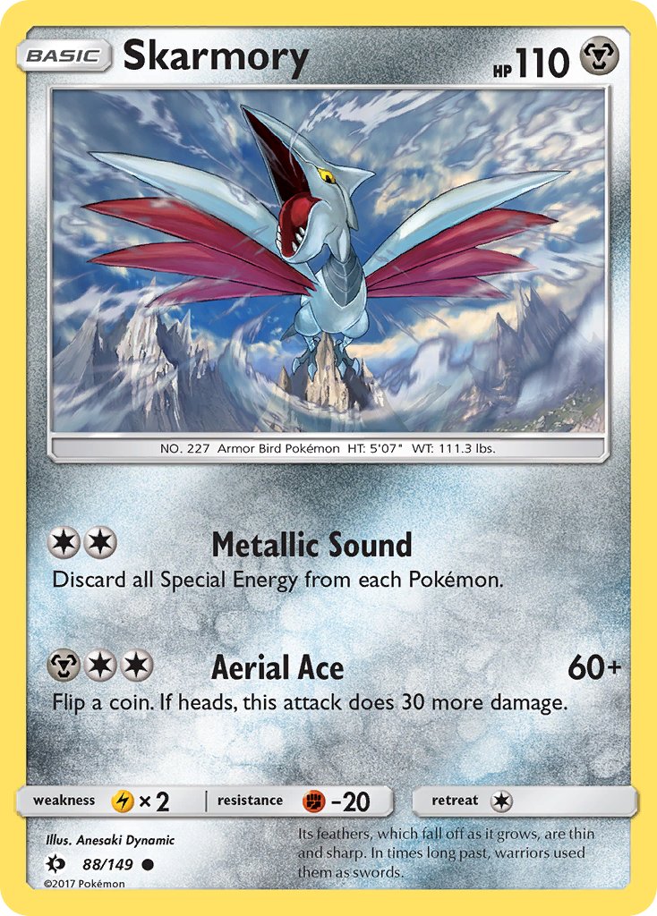 Skarmory - Sun & Moon (Common) [SUM-88] English / Near Mint / Normal