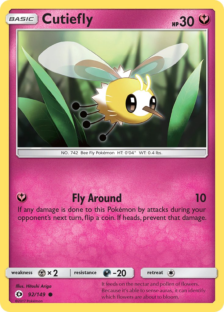 Cutiefly - Sun & Moon (Common) [SUM-92] English / Near Mint / Normal