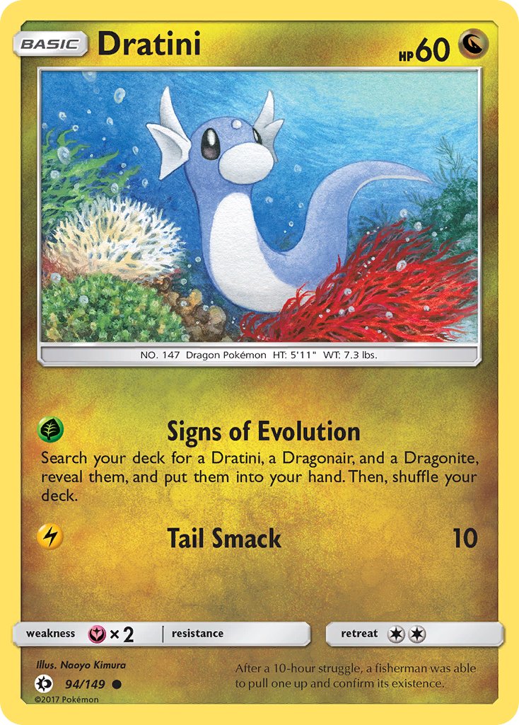 Dratini - Sun & Moon (Common) [SUM-94] English / Near Mint / Normal