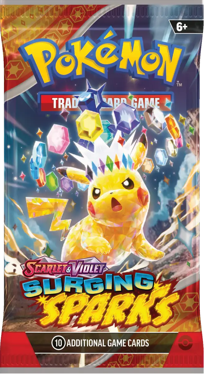 Pokémon TCG Scarlet Violet Surging Sparks Booster Pack Kortspil