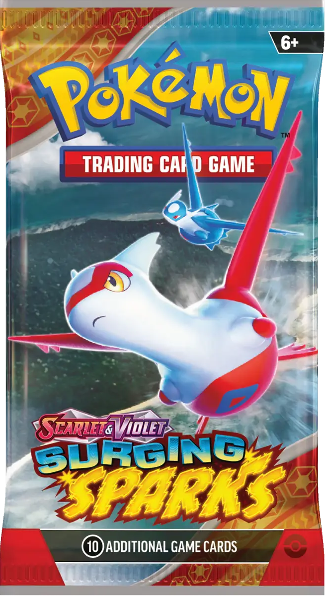 Pokémon TCG Scarlet Violet Surging Sparks Booster Pack Kortspil