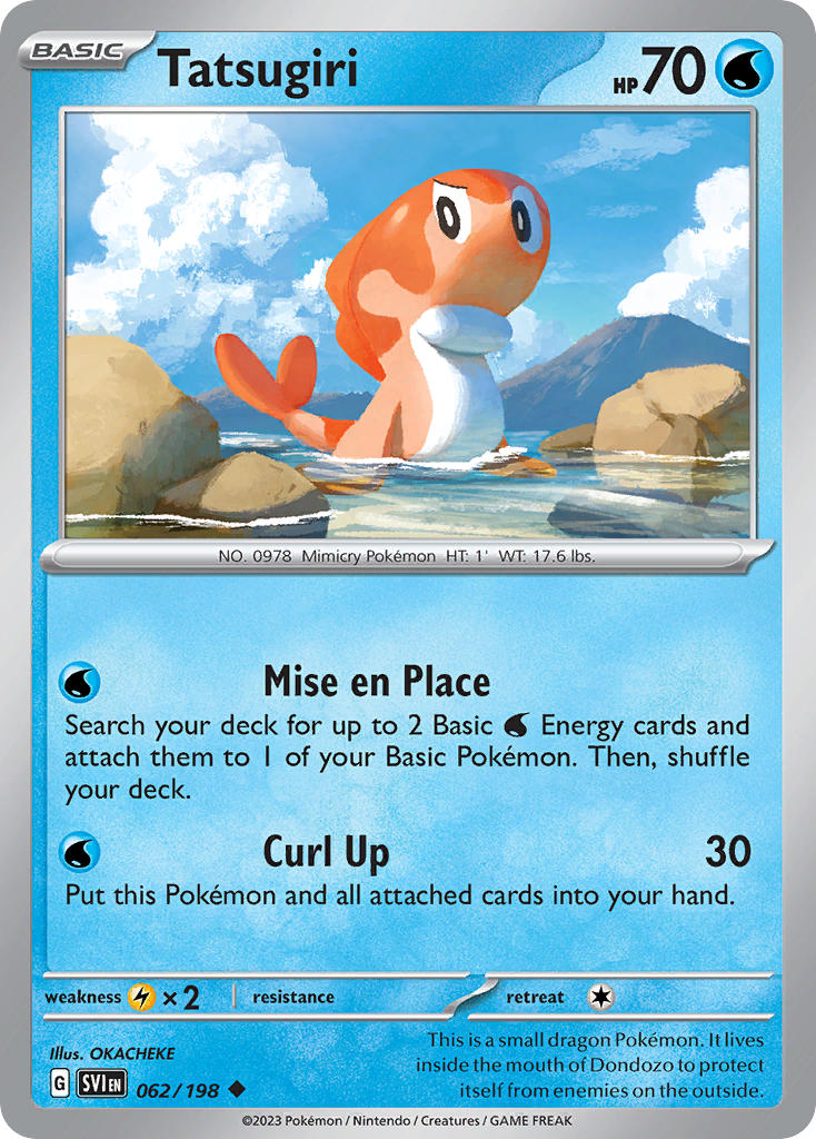 Tatsugiri⁣ - Scarlet & Violet⁣ (Uncommon)⁣ [062] English / Near Mint / Reverse-Holo Normal