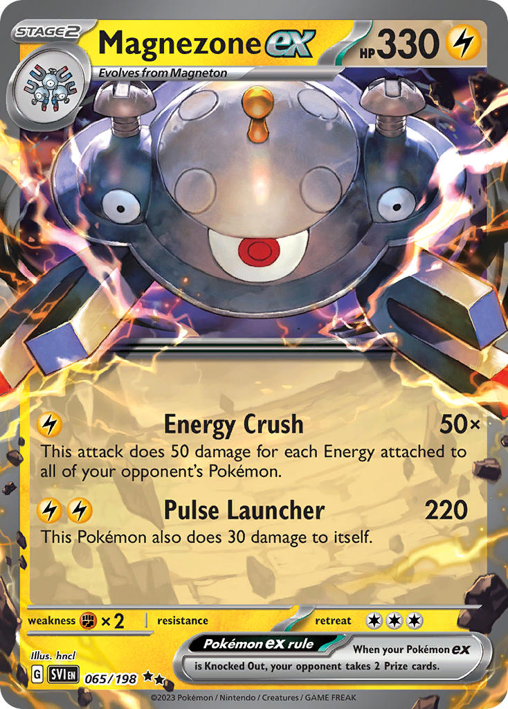Magnezone ex⁣ - Scarlet & Violet⁣ (Double Rare)⁣ [065] English / Excellent / Normal
