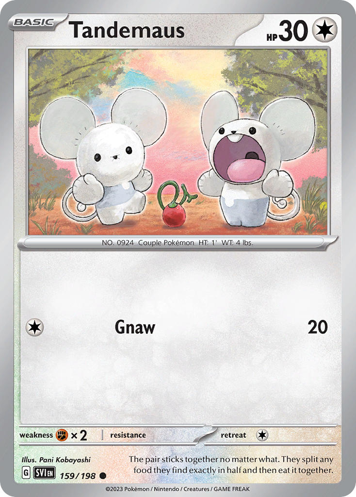 Tandemaus⁣ - Scarlet & Violet⁣ (Common)⁣ [159] English / Near Mint / Normal