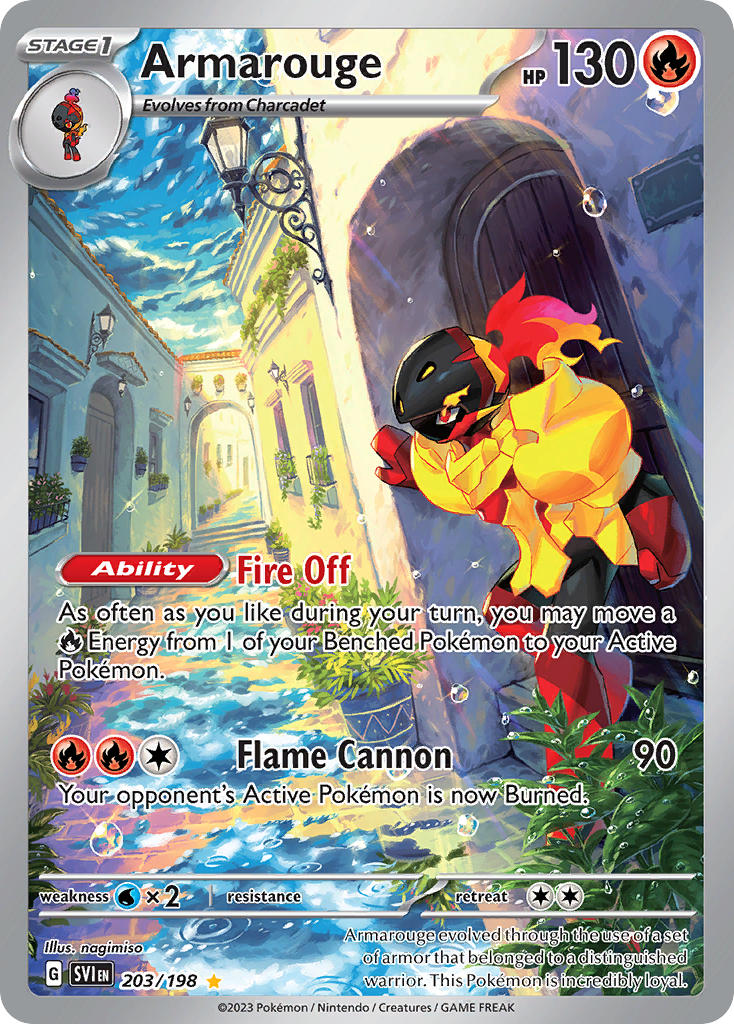 Armarouge⁣ - Scarlet & Violet⁣ (Illustration Rare)⁣ [203] English / Near Mint / Normal