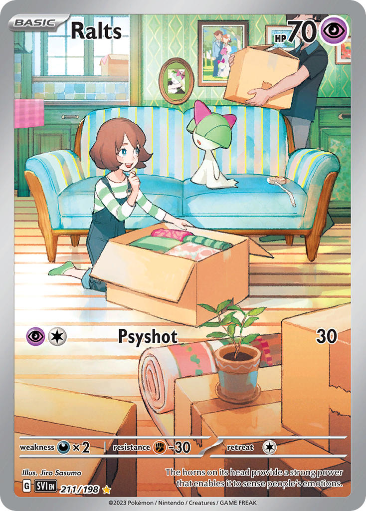 Ralts - Scarlet & Violet (Illustration Rare) [SVI-211] English / Near Mint / Normal