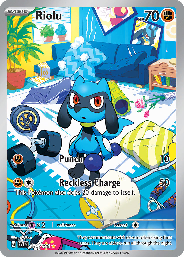 Riolu - Scarlet & Violet (Illustration Rare) [SVI-215] English / Near Mint / Normal