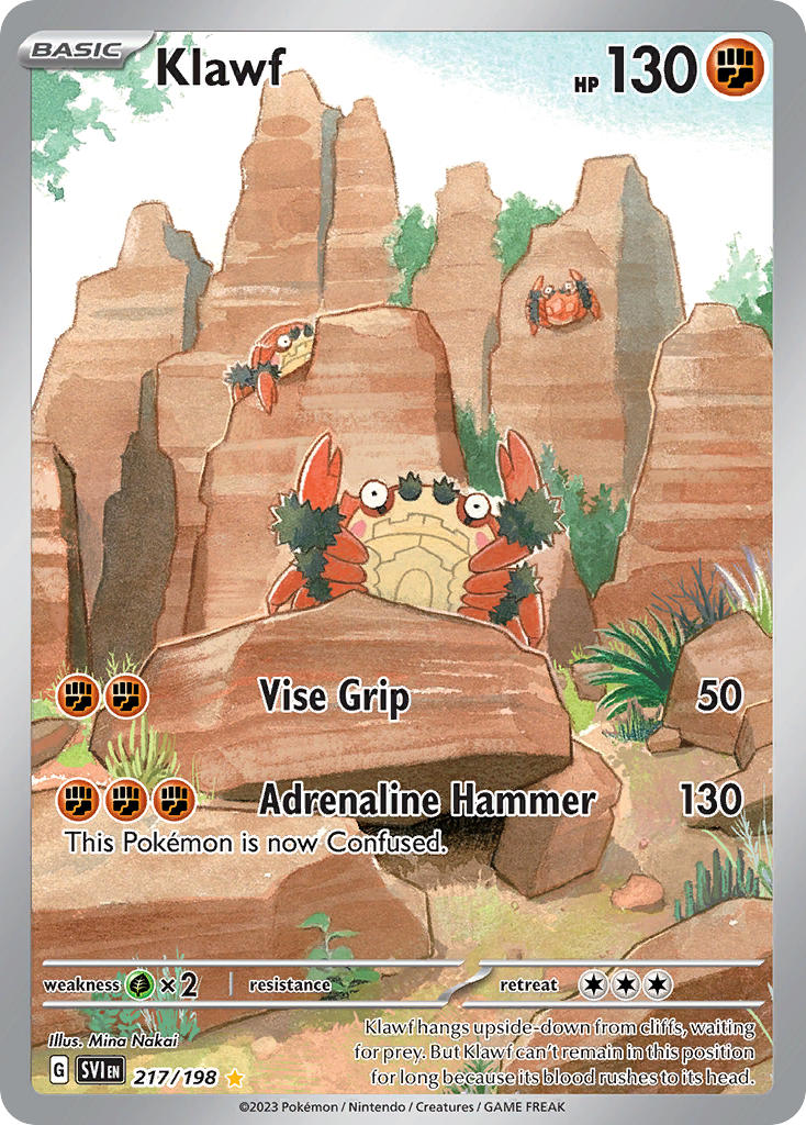 Klawf - Scarlet & Violet (Illustration Rare) [SVI-217] English / Near Mint / Normal