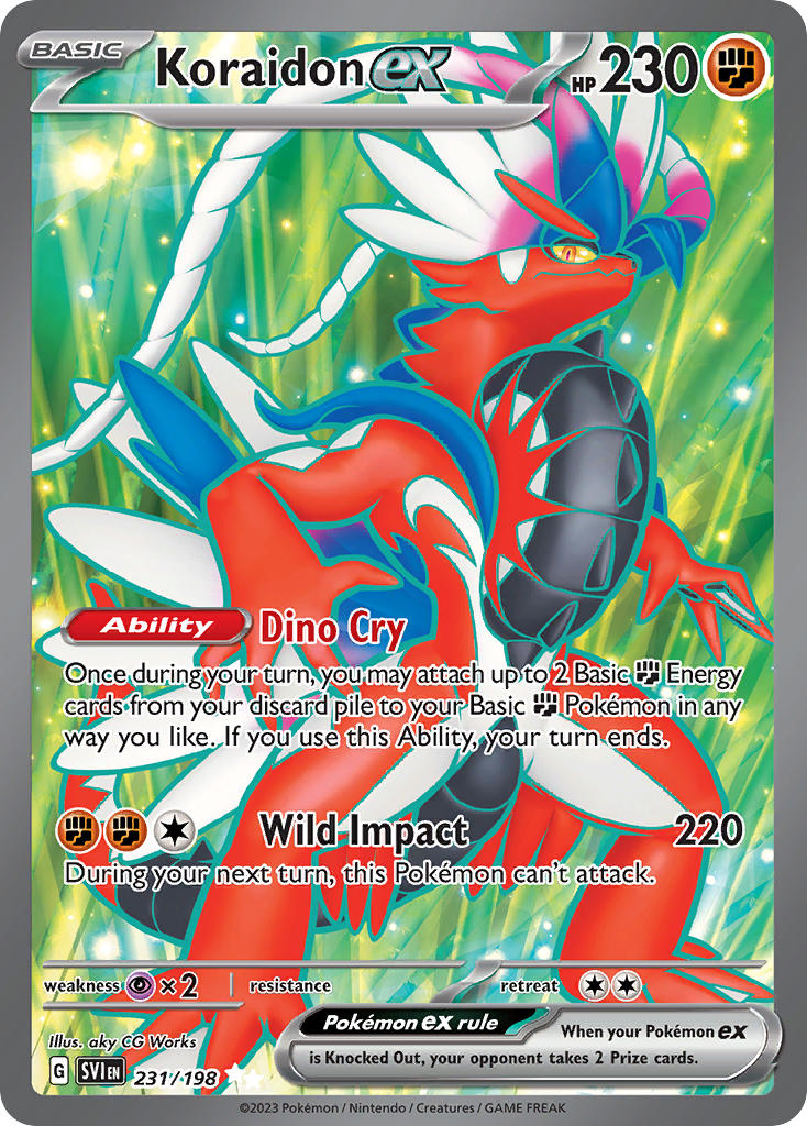 Koraidon ex⁣ - Scarlet & Violet⁣ (Ultra Rare)⁣ [231] English / Near Mint / Normal