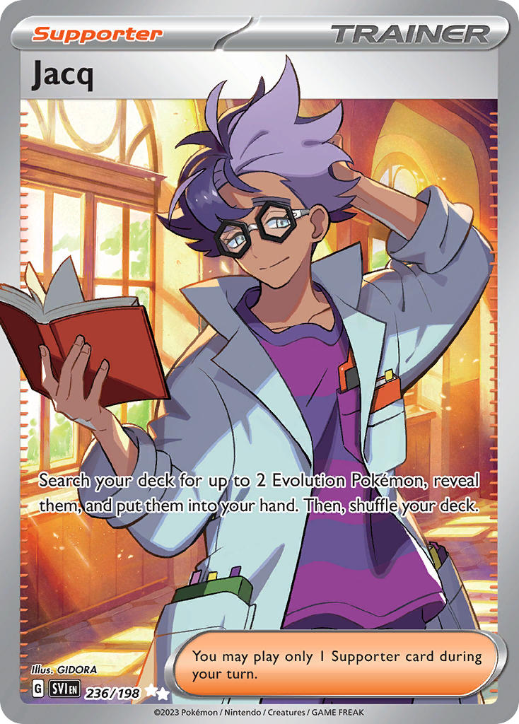 Jacq⁣ - Scarlet & Violet⁣ (Ultra Rare)⁣ [236] English / Near Mint / Normal